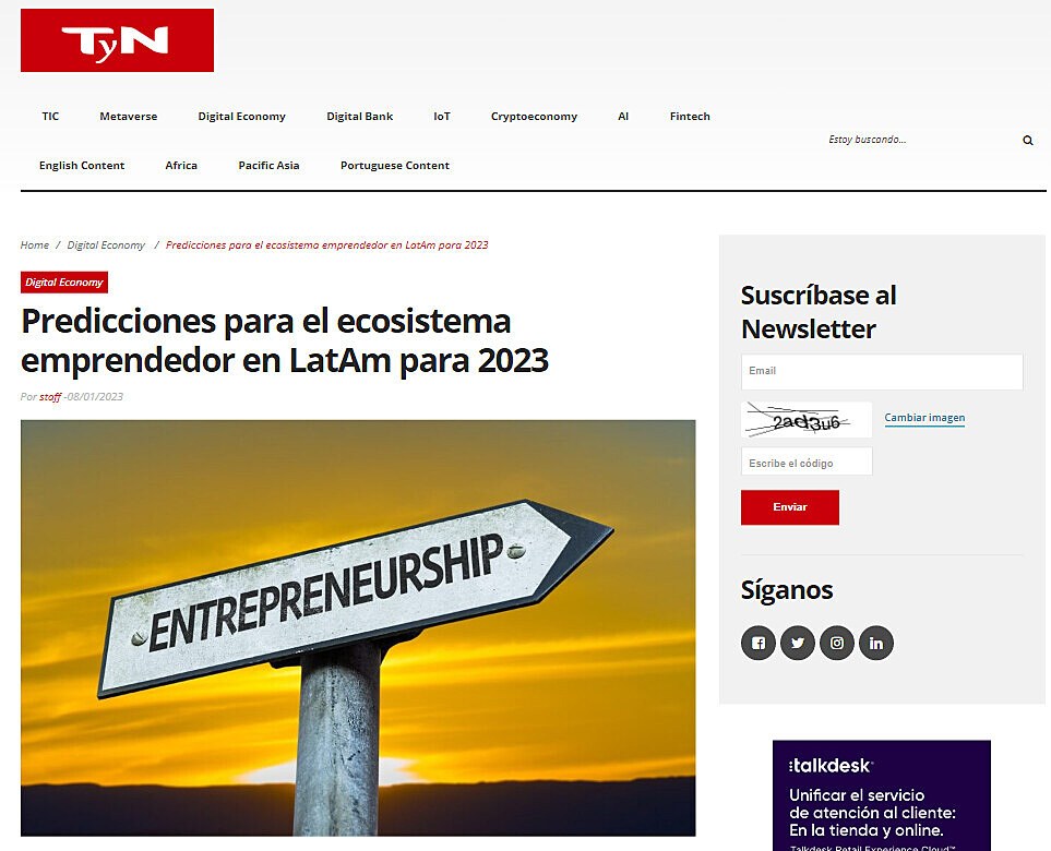 Predicciones para el ecosistema emprendedor en LatAm para 2023